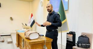كلية الطب تقيم ورشة عمل حول الإسعافات الأولية.